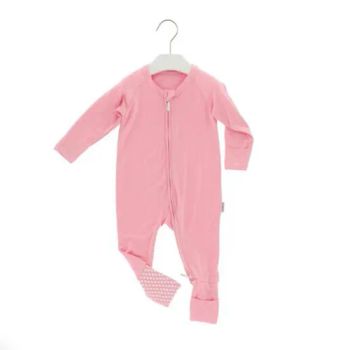 Custom Logo Long Sleeve Double Zipper Romper Footies & Mittens for Baby - Keenago Holdings Limited - China