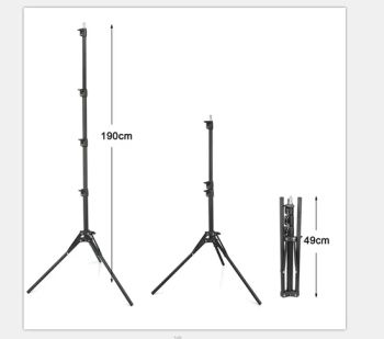 190cm Reversible Light Stand SER8819 Canon Mini 15D MOQ100 Origin China Trademark N/A Type Light Stand Model NO. SER8819 - Dongguan Sharp Electronic Technology Co., Ltd - China
