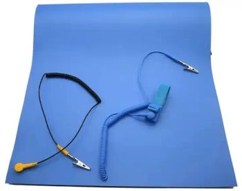 Premium Blue ESD Grounding Mat for Antistatic Workstations Thickness 2mm Origin Dongguan Model NO. FY0501 Trademark - DONGGUAN ANTISK ELECTRONIC CO., LTD - China