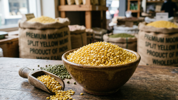 Yellow Split Mung Beans (Moong Dal) - Kashyap Food Products - India