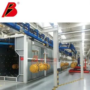 Construction Vehicle Painting Line Vehicle Compoents Powder Coating Line Paint Booth - Guangdong Jingzhongjing Industrial Painting Equipments Co., Ltd. - China