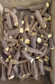 Licorice Root Form Long Stick, Machine Cut - GLOBAL TRADES CONNECTION - Pakistan