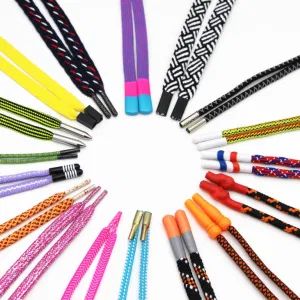 Customized Cotton Drawstring Cord with Silicon Tips for Garments/Pants/Hats - Yichanglong Garment Accessories Limited - China