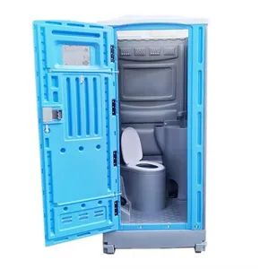 Wholesale Camping Public Modern Save Water Prefab Modular Mobile HDPE Plastic Flushing Portable Toilets with Waste Tank for Outdoor Construction Sites Use - Nanjing Water Dragonfly Environmental Protection Equipment Co., Ltd. - China