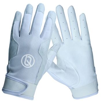 Performance Mesh Comfortable Leather Softball Batting Gloves Custom Wholesale Pre- Curved Finger Baseball Batting Gloves - Guangzhou Sanliansan Sports Goods Co., Ltd. - China