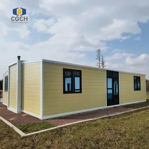 Cgch Luxury Expandable Prefab 2 Bedroom 20 FT 40 FT Steel Container Office Villa 20 Inch Tiny House Residentialprefab House - Guangdong Zhonghuilvjian Moving House Technology Co., Ltd - China