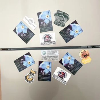 Custom Magnetic Printing Promotion Gift Fridge Business Card Flyer Stickers Advertising Logo Refrigerator Magnet - Ningbo Kunpeng Printing Co., Ltd. - China