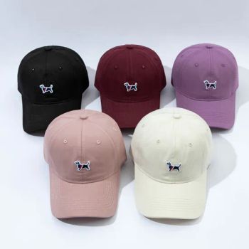 Hot Sale Embroidered Dog Logo Baseball Caps Style Dobby Origin China Size 54-60cm Gender Unisex Model NO. 270 Panels 6 - Yiwu Reputable Trade Co., Ltd. - China