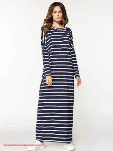 Baju Jubah Muslim Women Casual Plus Size Maxi Dress Girls Long Skirts - Hangzhou Weimei Garments Co., Ltd. - China