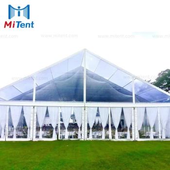 African Luxury Miluxe Wedding Marquee Tent with Clear Sides for Party Events - Qingyuan Mite Tent Co., Ltd. - China