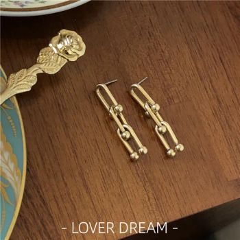 Fashion Personality Geometric Metal Dangle Earrings Jewelry - YIWU JINYE IMPORT AND EXPORT CO., LTD - China