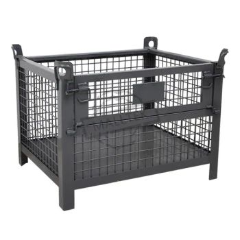 Fashion Folding Transport Logistics Storage Mesh Basket Cage for Sale - Suzhou Malltek Supply China Co., Ltd. - China