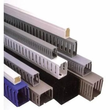 PVC Wiring Ducts, PVC Channels Color Grey Width 25 mm Length 1 Meter Material Plastic Raw Materials PVC Tray Type - MRB Corporation - India