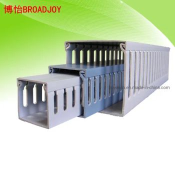 Grey Color PVC Grooved Wiring Cable Slotted Duct OEM OEM Origin China Shape Square Material PVC Trademark N/M Hole With - Boyee Industry & Trading Co., Limited - China