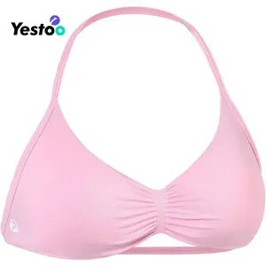Strappy Sports Bras for Women Backless Padded Impact Strappy Bra Gym Yoga - Amoy Yestoo Apparel Co., Ltd. - China