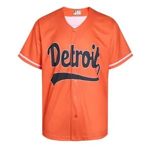 City Baseball Jerseys for Men Women Button Down Casual Shirts Streetwear Outfits Fans Tops - Nc Isa Industry and Trade Company - China