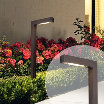 Outdoor Landscape Bollard Light LED Path Lights Thin Pathway Garden Lawn Lights - Lutou Technology (Shenzhen) Co., Ltd. - China