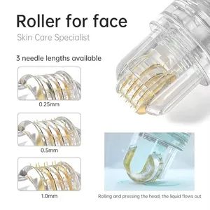 Hydra Roller Cap Hr64 64 Pins Titanium Microneedling Stamp 64 Pins 0.5 mm 1.0mm for Hair Growth Facial Care Derma Roller System - Hebei Ermai Medical Technology Co., Ltd. - China