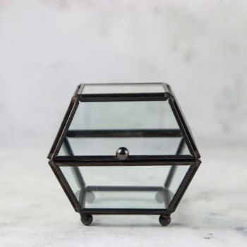 Glassware Terrarium Glass Crafts Succulents Flower Pot Finish Clear Shape Square Origin Hebei Height 8.5cm Style - Yangzhou KOVIC Arts Co., Ltd. - China