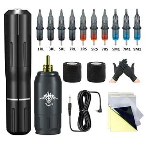 Rotary Tattoo Needles Gun Accessories Tool Set Tattoo Power Supplies Pen Gun Permanent Makeup Kit - Yiwu Jianzhou Trading Co., Ltd. - China