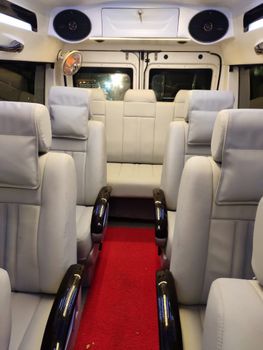 14 SEATER TEMPO TRAVELLER Seating Capacity 14 Seater Destination Location Delhi - JBH Global - India