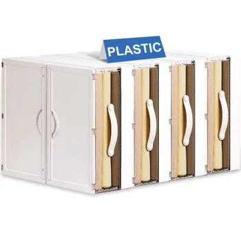 Plastic Foldable Closet Organizer Under Bed Bedding Storage with Window Handle - Skylark Network Co., Ltd. - China