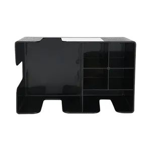 Multifunctional Disposable Cups Straws Tissue Holder Black 24*14*10cm Eco-Friendly 15D - Guangzhou Shunyi Long Trade Co., Ltd - China