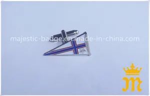 Fashion Gift Promotion Items Customized Lovely Silver Plating Dragon Cuff Link - Majestic Giftware Co., Ltd. - China