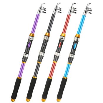 Factory Wholesale Streaming Rod Telescopic Fishing Rod Action M Section 1 Power Medium Weight(g) 152 Hardness Hard Material - Shandong Zhoutai Outdoor Products Co., Ltd. - China