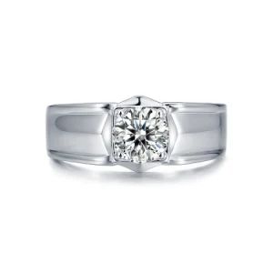 Factory Price D Color Vvs Moissanite 925 Sterling Silver Rings - Wuzhou Qianjian Jewelry Co., Ltd. - China
