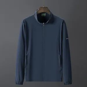 New Design Plus Size Sun Protection Clothing Zipper Waterproof Sports Jacket Running Windbreaker Jacket - Guangzhou Sunyoung Garment Co., Ltd. - China