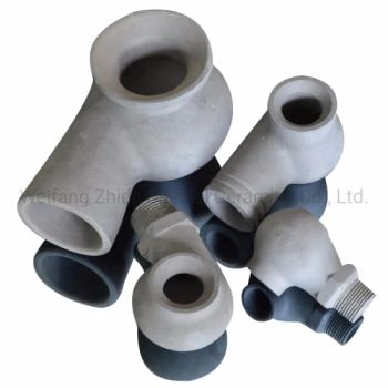 Flange Sisic Spiral Nozzle, Silicon Carbide Ceramic Vortex Nozzle - Weifang Zhida Special Ceramics Co., Ltd. - China