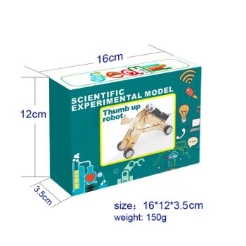 Stem New Toys Wooden Thumb up Robot Assembly Model Creative Science Education Experiment Kit Children Fun Puzzle Toys Gifts - Shenzhen Ke Zhi You Technology Co., Ltd. - China