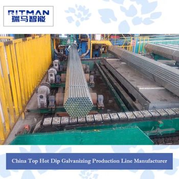 HDG Hot DIP Pipe Galvanizing Line Metal Coatings Machine Origin China Condition New Substrate Steel Trademark RITMAN Model NO. PHDG054 - Xuzhou RITMAN Equipment Co., Ltd. - China