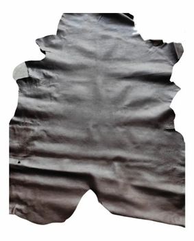 Plain Black Buff Calf Finished Leather, Thickness: 10mm Color Black Pattern Plain Thickness 10mm Material Buffalo - H N Leathers - India