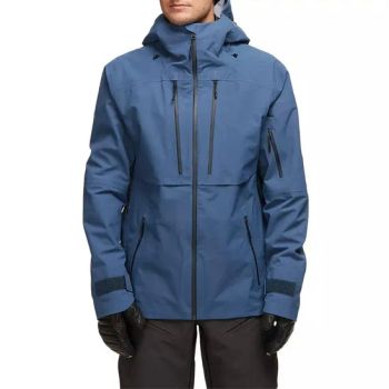 High Quality Custom Snow Wear Waterproof Windproof Hood Snow Board Snowmobile Ski Jacket Clothes - Fuzhou Mingxian Apparel Co., Ltd. - China