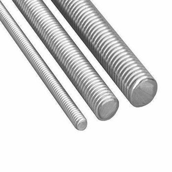 Stainless Steel Gi Threaded Rods 10mm Size 10 mm Color white Standard yes Weight 500 gm Diameter 10 mm x 1 mtr Thread Size full - Shree Ganesh Enterprises - India