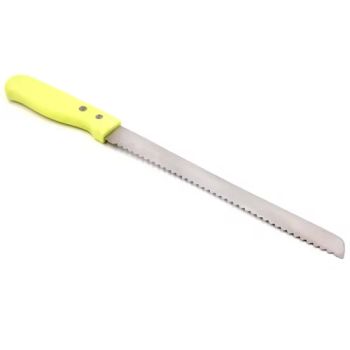 Custom Logo Professional Forged Kitchen Knives Serrated High Carbon Stainless Steel Bread Knife with Plastic Handle - Jiangmen Yonghao Hardware Products Co., Ltd. - China