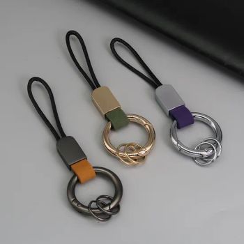 Wholesale Custom Genuine Leather Car Branded Metal Keychain - Dongguan Hongsheng Craft Gifts Co., Ltd. - China