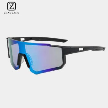 Durable PC Sport Sunglasses with Anti-Scratch Mirror Coated Lens - Wenzhou Zhaoyang Optical Co., Ltd. - China
