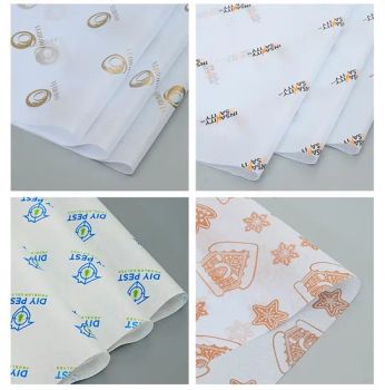 Custom Logo Printing Wrapping Paper Gift Packaging Wrapping Tissue Paper Food Packing Wrapping Paper - Ningbo Zooly Paper Products Co., Ltd. - China