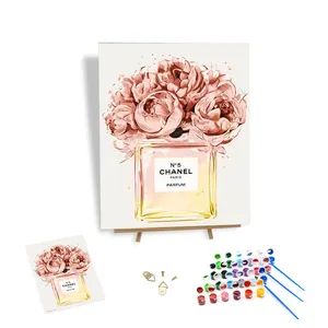 Painting by Numbers Adult Custom Oil Painting Flower Perfume Painting by Numbers Home Decor - Ningbo Hardwork Art & Craft Co., Ltd. - China