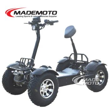 4 Wheel Folding Mobility 6kw All Terrain Electric Scooter 4X4 ATV with Auto Power Steering - Wiztem Industry Company Limited - China