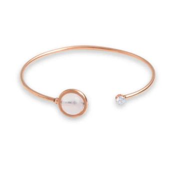 Women Stainless Steel Jewelry Colorful Agate Fashion Cuff Bracelet Bangle - Shenzhen Hengda Xin Jewelry Co., Ltd. - China