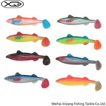 S-014 Artificial Bait Fishing Shad Soft Lures Perch Soft Lure Silicon Bait - Weihai Jinjiang Fishing Tackle Co., Ltd. - China