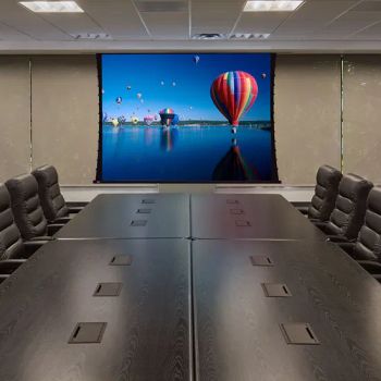 Tabtensioned Projector Screens / Motorized Screen Gain 1.5 Format 16: 9 Origin China Style Electric Usage Household Trademark - Nanjing Windon Projection Screen Co., Ltd. - China
