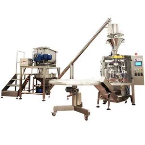 Vertical Form Fill Seal Vffs Big Plastic Stick Bag Corn Flour Powder Fully Automatic Feeding Servo Measuring Filling and Packing Machine - Shanghai Huihe Industry Co., Ltd. - China