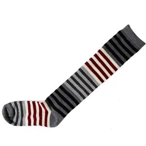 Quality Lady Stocking with Joint Color Stripes Ws-76 Age Adults Style Knee Origin China Gender Women's Trademark Ruhai Model NO. - Zhuji Ruhai Knitting Co., Ltd. - China