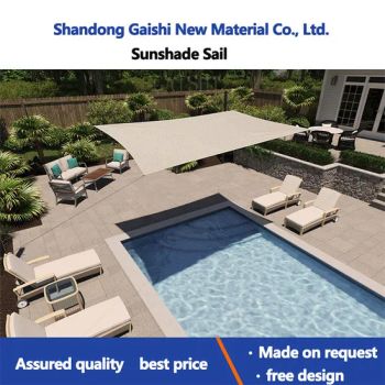 Rectangle Square Triangle HDPE Canopy Tent Sunshade Sail for Sun Shade Roofing - Shandong Gaishi New Material Co., Ltd. - China
