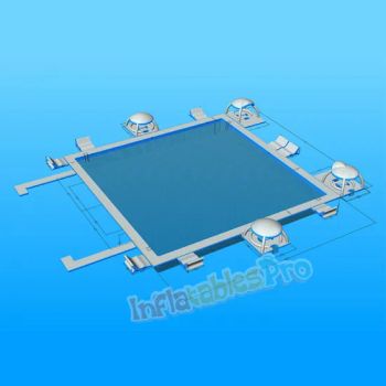 Superyacht Water Parks with Sea Pool on Sea Age >18 Years Condition New Specification 16m Model NO. pro-592 Color Solid - Guangzhou Inflatablespro Amusement Co., Ltd - China